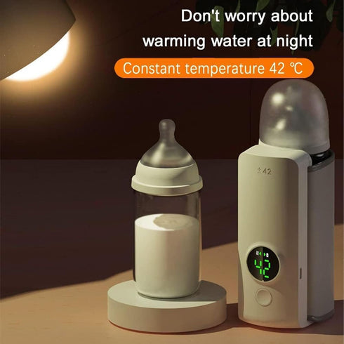 Nurnesy Breastmilk Fast Heating Bottle Warmer - USB Rechargeable Portable Baby Feeding Tool