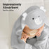 KeaBabies Hooded Baby Towel for Newborn - Large Baby Bath Towels with Hood for Boys, Girls, Toddler, Extra Absorbent