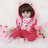 ENADOLL Reborn Baby Doll, Realistic Silicone Vinyl Polka Dot Giraffe Baby 16 inch Weighted Doll Gift Set