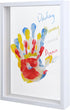 MLDWRONGYAOZ Family Handprint Frame Kit for 4 with 12 Paint Colors&12 Pens,Fun DIY