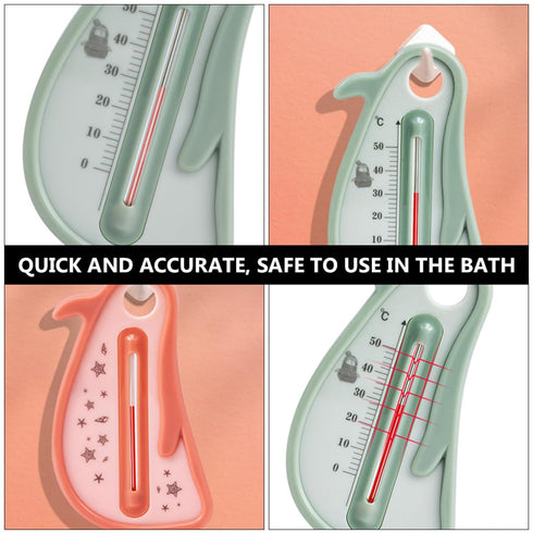 Penguin Shaped Water Thermometer Cartoon Bath Temperature Sensor for Multi-use and Bath Water Gauge Wear-Resistant