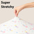3 Pack 52x28 Baby Crib Sheets Girl, Toddler Bed Sheets for Standard Toddler Mattresses, Soft Microfiber Fitted Crib