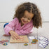 Coogam Wooden Geoboard, 8x8 Graphical Educational Toy with 30Pcs Pattern Cards and Latex Bands for Kids
