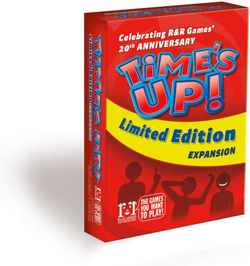 R&R Games Time UP- Limited Edition Exp Family Game, Card Games for Adults, Charades Card Game, Pack 1