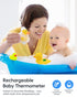 b&h Duck Rechargeable Baby Bath Thermometer - Fast Temperature Reading, Digital Water Thermometer for Bathtub and Room
