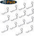 HobbyPark RC 1/16 1/18 Body Clips, 90-Degree Angle Springy Pins for Traxxas Redcat Racing WLtoys (20-Pack)