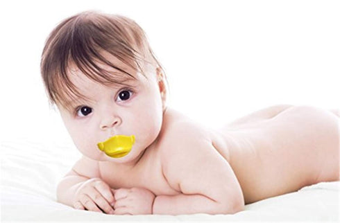 LAIMALA Novelty Cute Duck Baby Pacifier - Fun Toddler Soother Gift