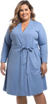 Set, Mommy SUFEINI Maternity Robe and Matching Swaddle Blanket Plus Size Women Postpartum Robes Sleepwear New Gift