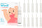 Frida Baby Windi Gas Passer - Baby Gas Relief and Colic Relief, Naturally Release Constipation, 10 Count (Pack of 2)