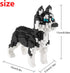 Larcele Micro Husky Dog Building Blocks Super Mini Pet Building Toy Bricks, 950 Pieces KLJM-02 (Husky)
