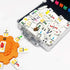SetDouble 12 91 Set Yinlo Mexican Train Dominoes Dominoes with Train Sound Effect, Portable Travel Games, Tiles Colored