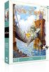 New York Puzzle Company - New Yorker Liberty - 500 Piece Jigsaw Puzzle for Family Game Nights by Peter de Sève
