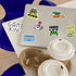 100 Pcs Video Game Stickers, Waterproof Vinyl Cool NFT Pixel Gaming Stickers for Scrapbook Laptops