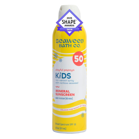 Seaweed Bath Co Kids Mineral Sunscreen Spray SPF 50 - Zinc Oxide
