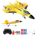 Yellow RC Plane for Kids Upgrade F-22 Raptor Fighter RC Airplane Remote