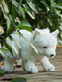 Arctic Fox Plush Toy, 11 inches Soft Snow Queen Stuffed Animal Doll (B-Run)