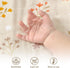 30x40 inches, Floral Baby Blankets for Girls, Soft Nursery Minky Blankets with Muslin and Dotted Fleece Back Receiving