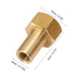 1/24 RC Hex Nut, 8Pcs Brass RC Wheel Lock Nut Replacement Accessories for SCX24 Wheels & Tires (8mm)