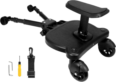 Leefngsun Universal Stroller Board Buggy Board with Detachable Seat, Stroller Glider Board Suitable