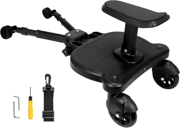 Leefngsun Universal Stroller Board Buggy Board with Detachable Seat, Stroller Glider Board Suitable