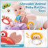 Projection,400 Mini Tudou Crib Mobile with Music and Lights,Baby Mobile for Crib with Hanging Rotating Rattle Toy,Star