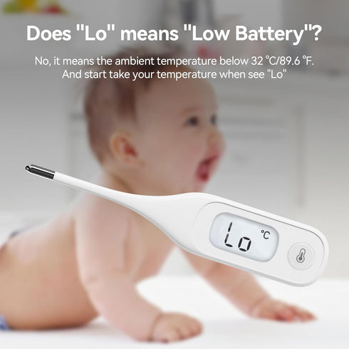 Berrcom Digital Oral Thermometer for Adults and Kids, Medical Fever Thermometer with 10 Second Reading and Alarm