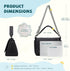 14L Puffer Diaper Bag Tote, Large Capacity Travel Diaper bags, Crossbody Hospital Bag for mom