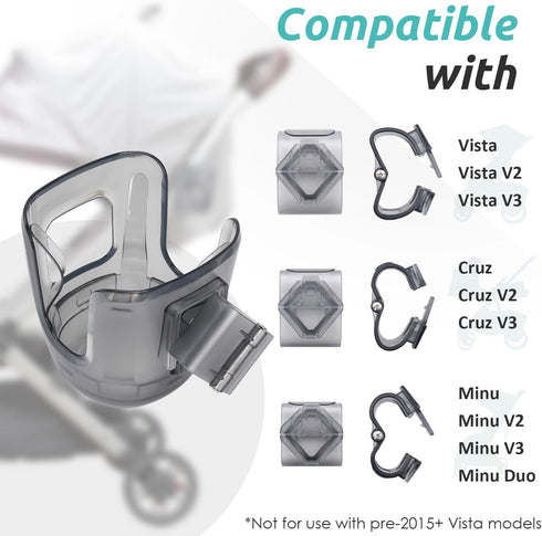 HOULIY 2 V2/Vista V3/Cruz/Cruz V2/Cruz V3/Minu/Minu V2/Minu V3/Minu PCS Stroller Cup Holder Fits for UPPAbaby
