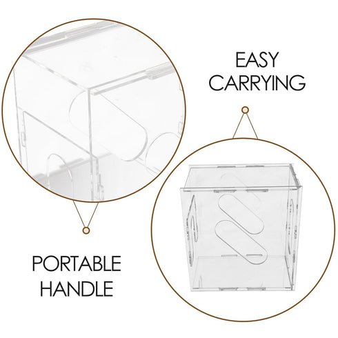 HEALSOPTHY Breastmilk Storage Bag Container Freezer Organizer for Nursing Moms Acrylic Fridge Breast Milk Storage Box
