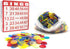 Yuanhe Bingo Game Set with 100 Bingo Cards and 1000 Colorful Transparent Bingo Chips