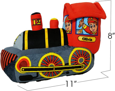 ArtCreativity 11 Inch Cozy Plush Train for Kids, Soft Cuddly Pillow Toy, Cute Nursery Décor