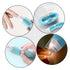 Set Trimming Rechargeable Electric Nail Polisher Portable Nail Kit for Boy Girl Adults Pets Lightweight Usb Charging