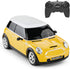 RASTAR Mini Cooper 1:24 RC Car, Yellow Remote Control Toy for Kids