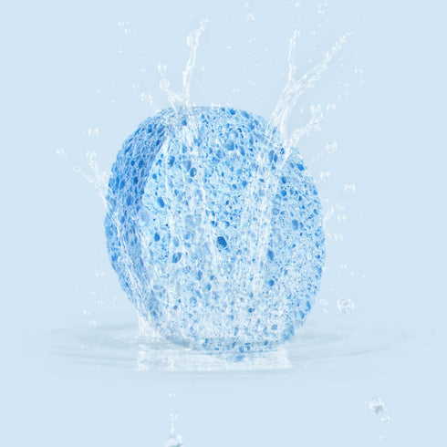 100% (Pack 1, Cellulosic Baby Bath Sponge - Natural, Skin Friendly and Soft Bath Sponge for Infants and Toddlers.