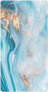 Bseiialft Blue Turquoise Marble Crib Sheets for Boys Girls Soft and Breathable Cotton
