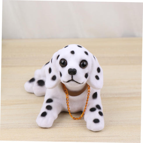 Car Adornment car dashboard decorations puppy car dashboard boobie bobblehead dashboard statues for car cars cars shaking head toy car playset puppies toys rock and roll doll