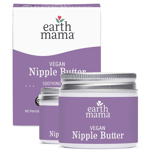 Earth Mama Vegan Nipple Butter | Cruelty-Free Breastfeeding Cream for Nursing Mamas | NO