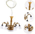 Model Chandelier Mini Lamp for Doll House, Tiny House Ceiling Lamp, Dollhouse LED Chandelier Miniature Furniture
