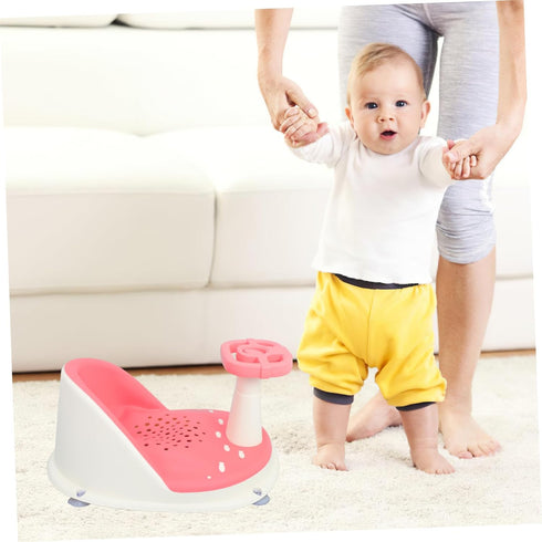 Bath Seat for Boy Girl Non Slip Bathtub Chair with Suction Cups Comfortable Support for Newborns to Easy to Clean
