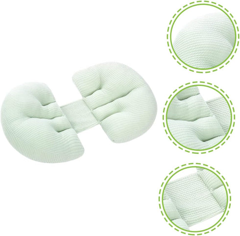 U-Shaped Pregnancy Pillow Waist Support Multi-Functional Maternity Pillow for Pregnant Women Abdominal Cushion