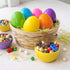 6 Inch 6 6" 4.25" GiftExpress Easter Eggs - Piece Extra Large x Assorted Color Fillable Plastic Eggs - Adult & Kid