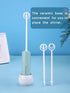 Handheld Electric Formula Stirrer, Milk Frothers, Handheld Drink Mixer (Blue)