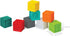 Set 6 Infantino Squeeze and Stack Block - Colorful Textured Soft Blocks, Includes Numbers, Animals and Shapes, Ages