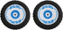 RiToEasysports Rear Rubber Tires for Wltoys 1/12 RC Car, Upgrade Part for 124017 Remote Control Car