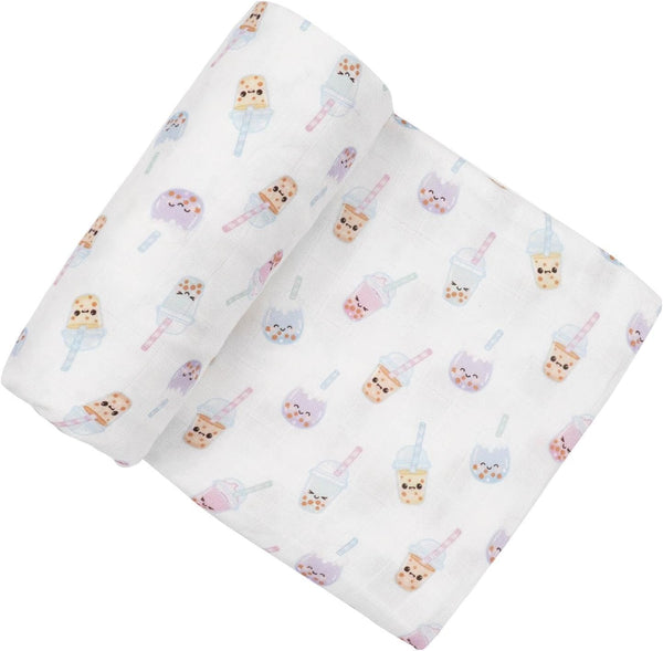 BlessEver Muslin Swaddle Blanket for Unisex, Soft Breathable and Skin-Friendly Baby Swaddles for