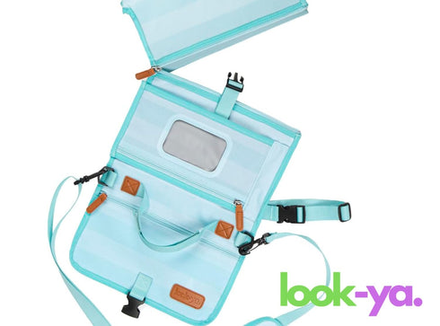 LOOK-YA Portable Diaper Changing Pad, Portable Changing pad for Newborn Girl & Boy - Baby Changing Pad with Smart Wipes