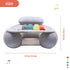 3-36 Upgraded Blublu Park Baby Donut Sit Me Up Floor Seat for Months, Wider U-Shape Inflatable Baby Seat with Cover
