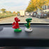 Green Solar Powered Dancing Dinosaur Decoration Gift, Swinging Dancer for Desk and Dashboard Home Decor