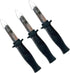 3pcs Retractable Fake Knife Toy, Realistic Plastic Prop Dagger with Black Handle for Halloween Party Cosplay Prank