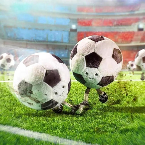 13 Inch Stuffed Sports Balls Toy - Creative Football Doll Plush Soft Toy Cushion for Kids Gift